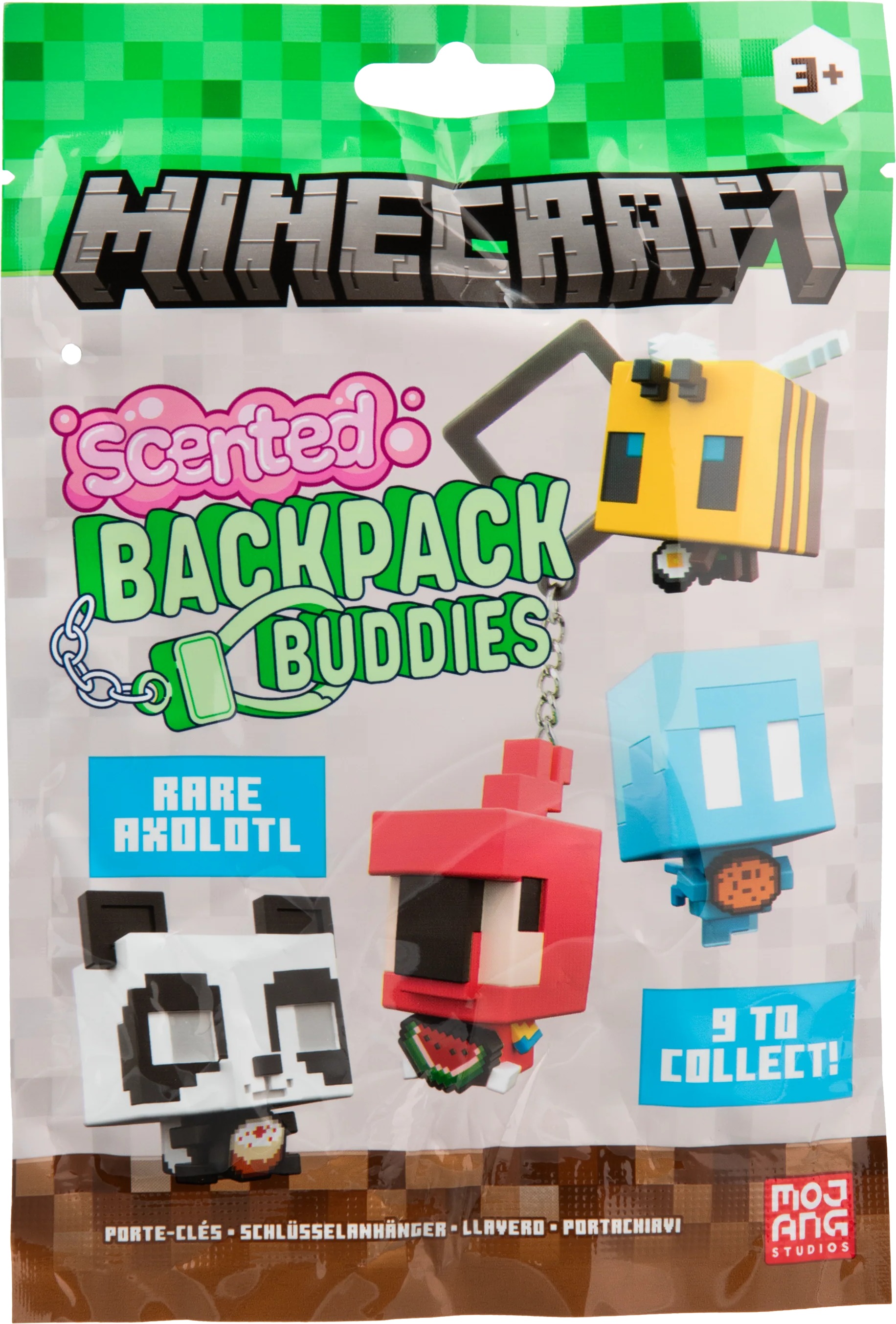 Minecraft – Scented Backpack Buddies – prívesok – náhodný výber, 1 ks