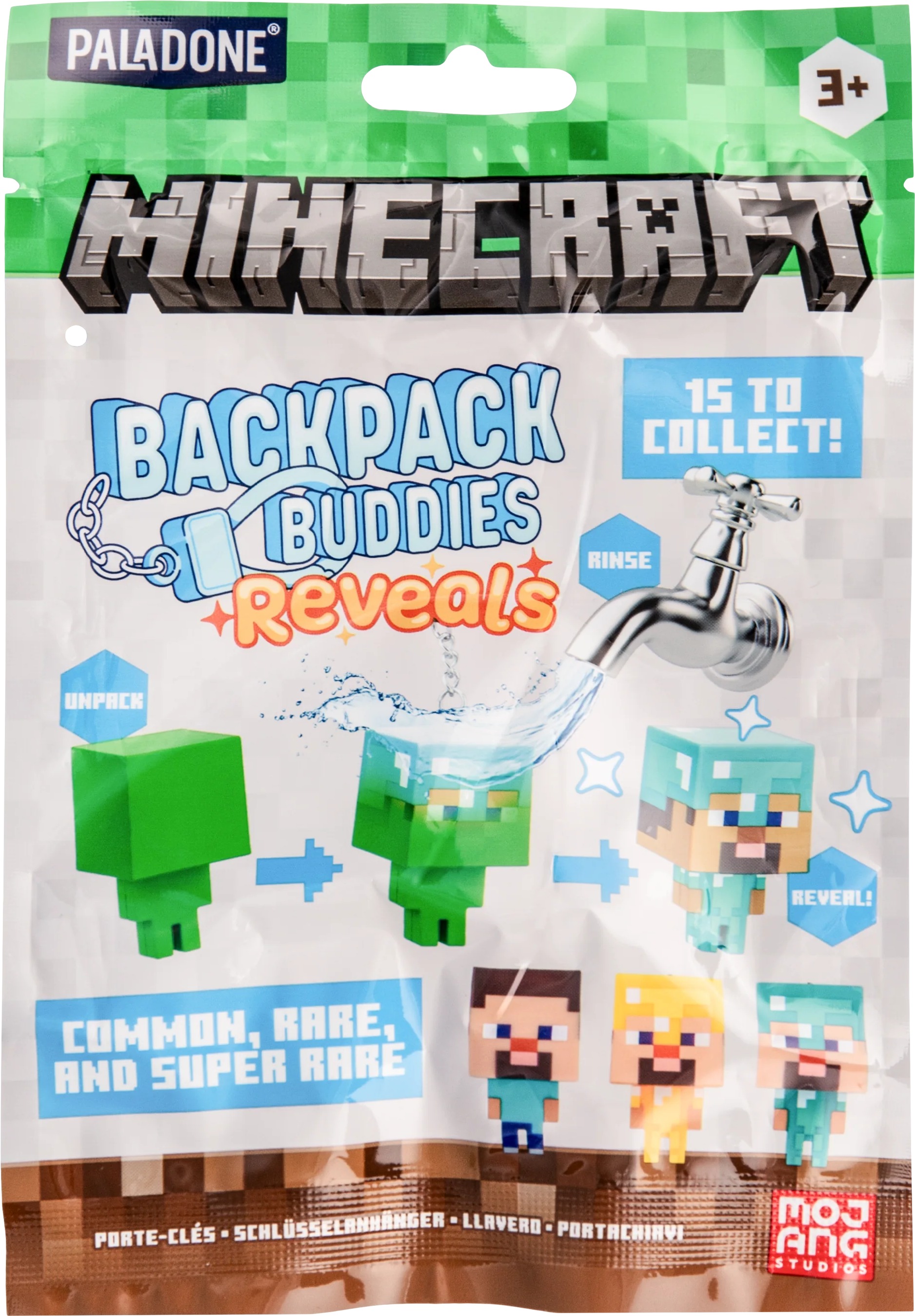 Minecraft – Reveals Backpack Buddies – prívesok – náhodný výber, 1 ks