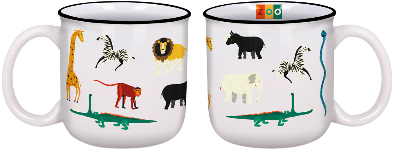ZOO II. keramický 410 ml box – hrnček