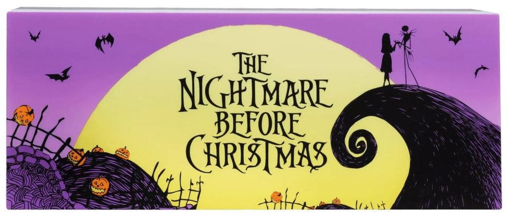 Disney Nightmare before Christmas: Logo – Dekoratívna lampa