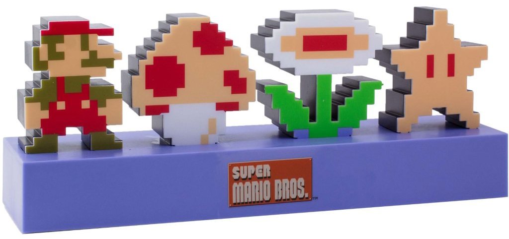 Super Mario: Bros icons – Dekoratívna lampa