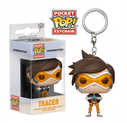 Funko Pop! Keychain Overwatch: Tracer – kľúčenka