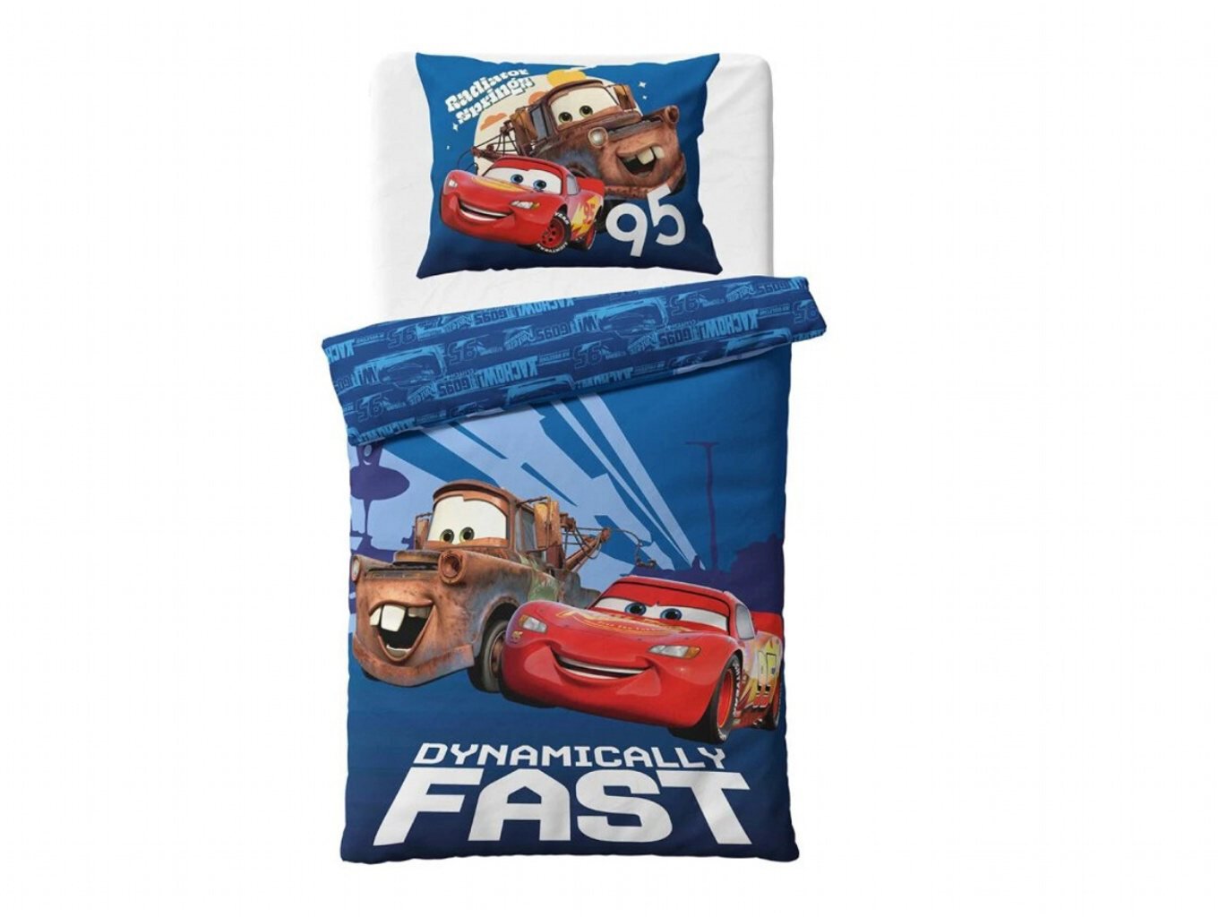 Carbotex Obliečky Cars 3 Blesk McQueen a Burák 140 × 200 cm, 70 × 90 cm