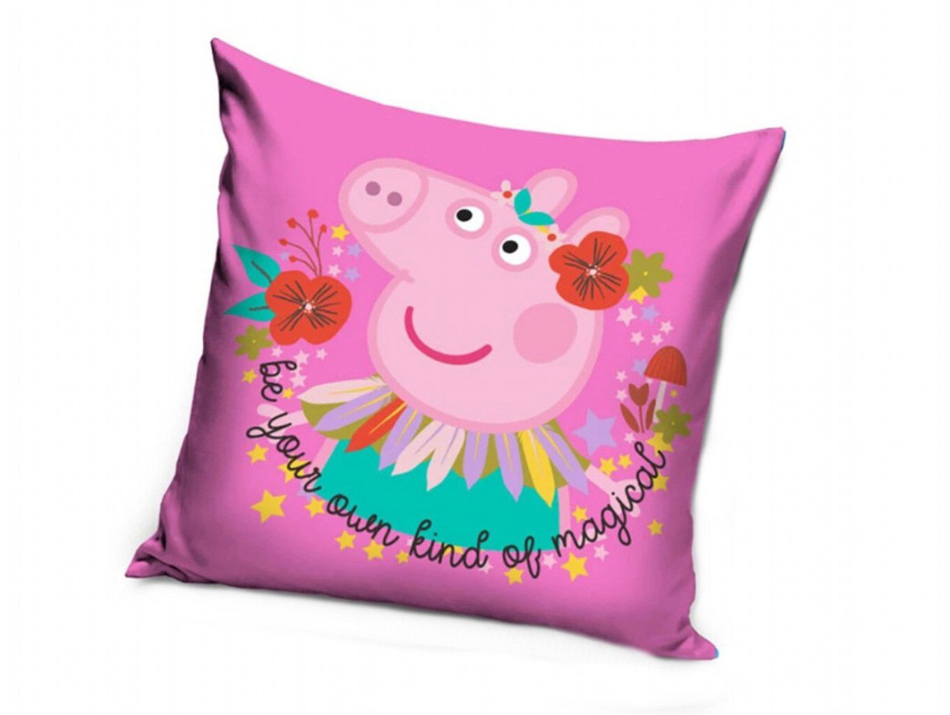 Carbotex Povlak Prasiatko Pepina kvetinová víla 40 × 40 cm
