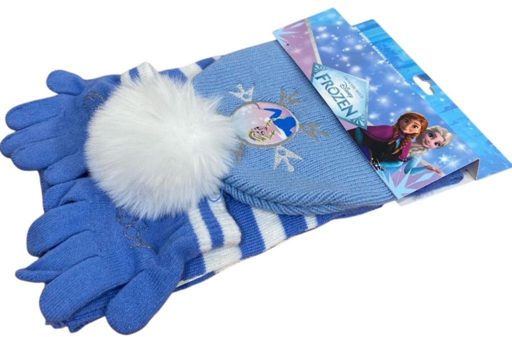Frozen - čiapka, rukavice, šál