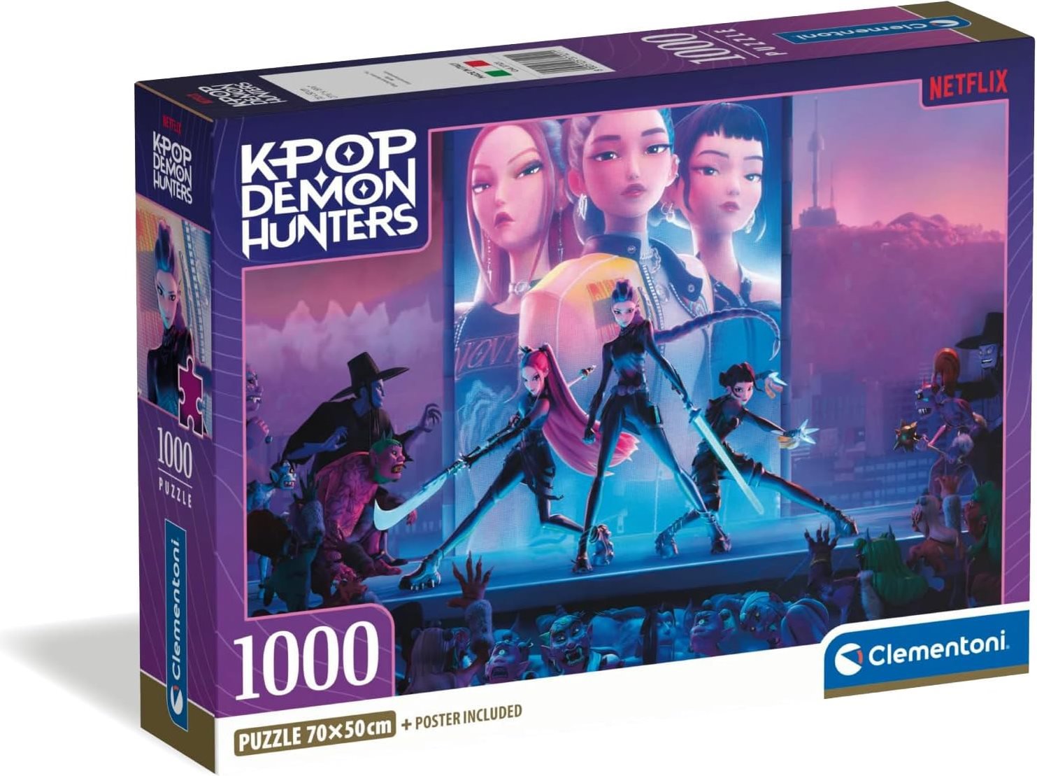 Clementoni K-pop Lovkyně démonů - Na pódiu 1000 dílků