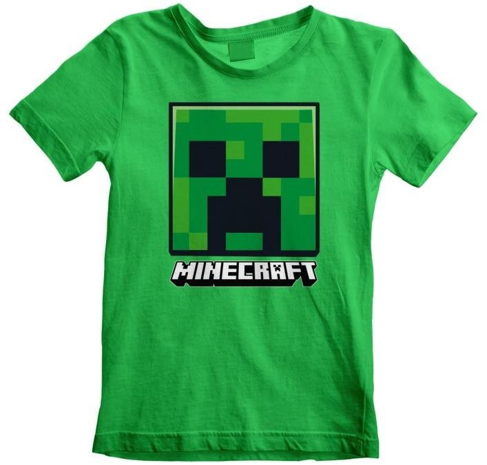 Minecraft – Creeper Face – detské tričko – 12 – 13 rokov