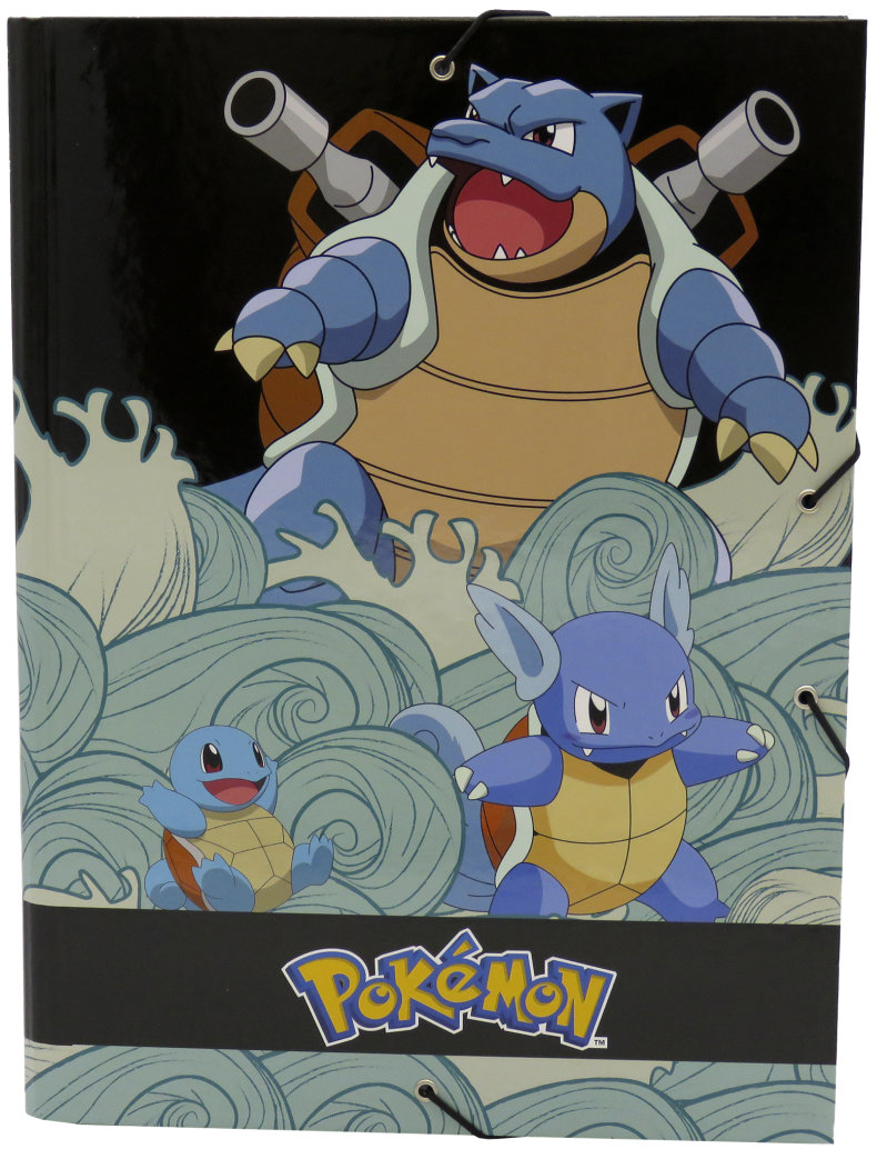 CYP BRANDS Pokémon Squirtle A4 dosky s chlopňou