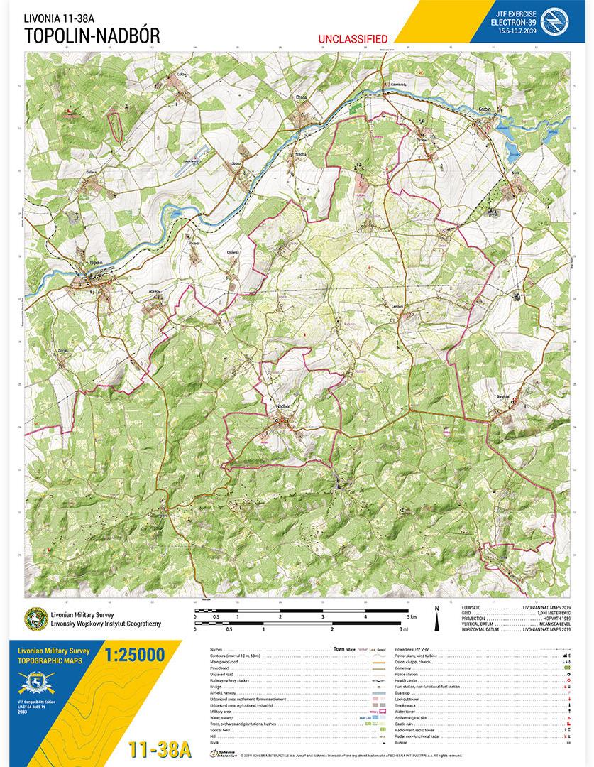 Arma 3 Contact Printed Map