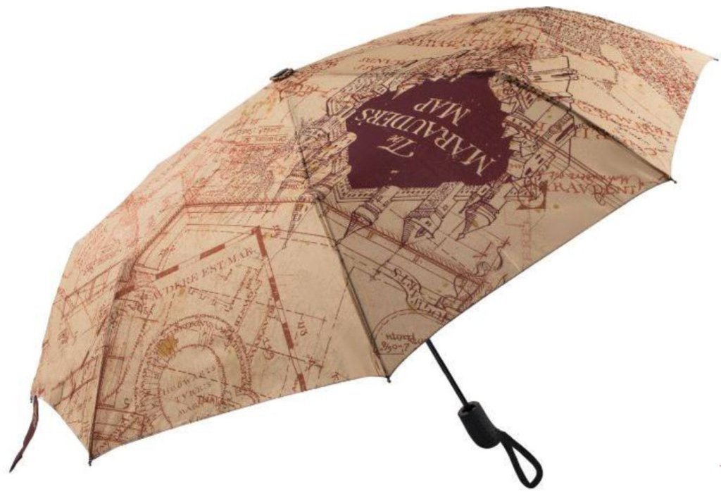 Harry Potter: Marauder's Map – skladací dáždnik