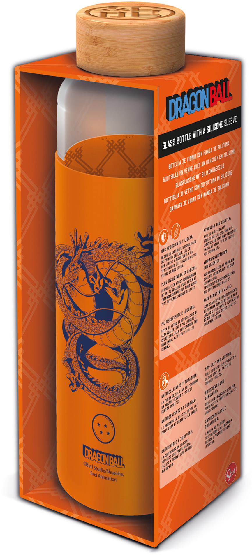 Dragon Ball – sklenená fľaša s návlekom 585 ml