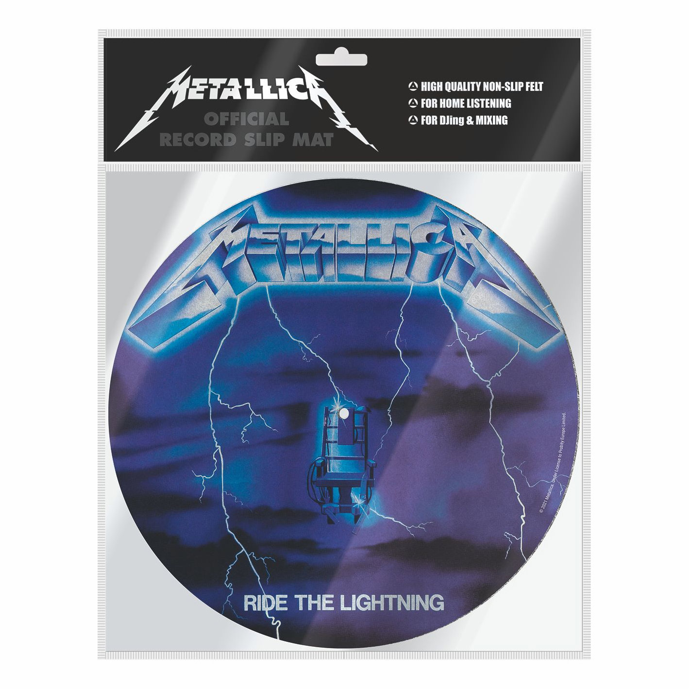 PYRAMID International Metallica: Ride the Lightning – Podložka na gramofón