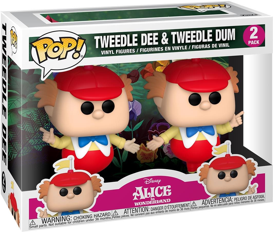 Funko POP! Disney Alice 70th – 2PK Tweedle Dee & Dum