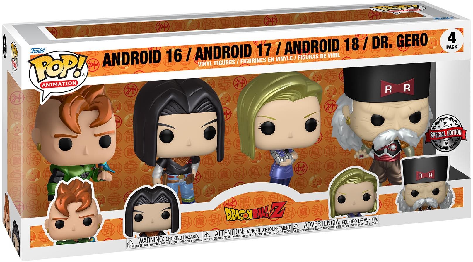 Funko POP! Animation BEST SELLING 4 Pack DBZ