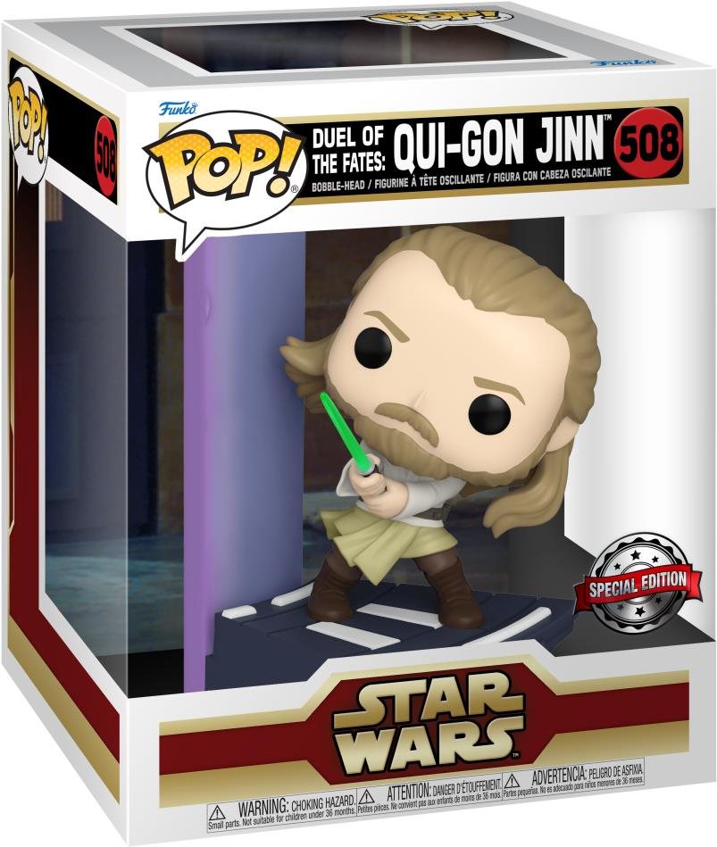 Funko POP! Deluxe SW DOTF - Qui Gon