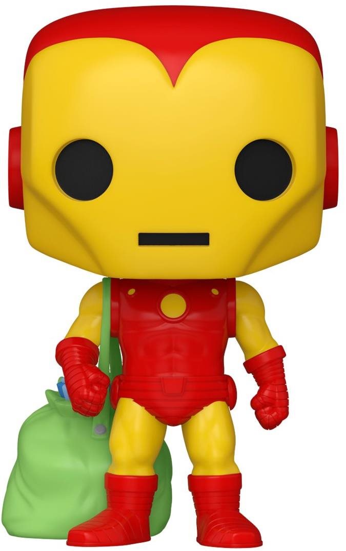 Funko POP! Marvel: Holiday – Iron Man w/Bag