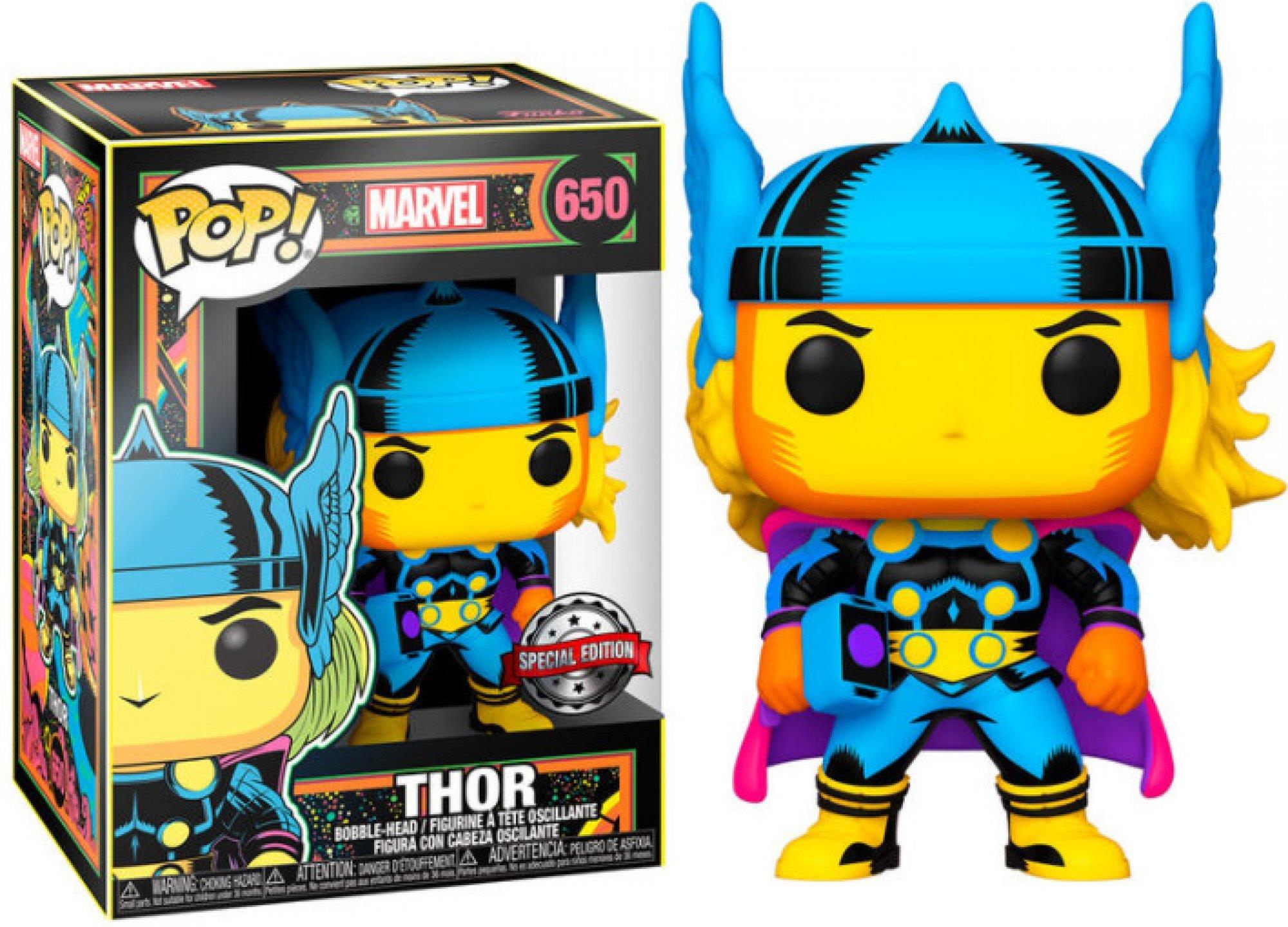 Funko POP! Marvel: Black Light – Thor