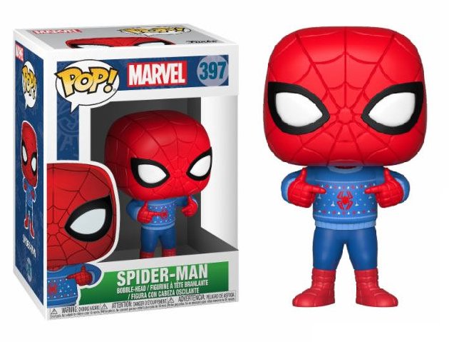 Funko Pop! Holiday Spider-Man Spider-Man with Ugly Sweater 397