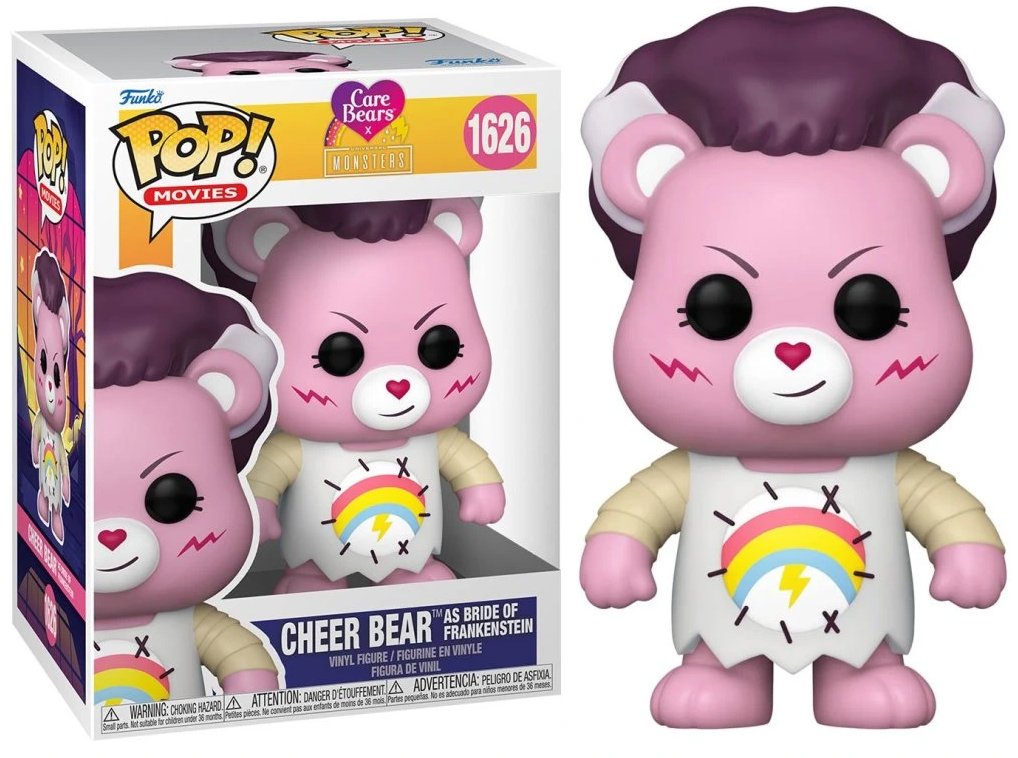 Funko Pop! Care Bears x Universal Monsters Cheer Bear ako Bride of Frankenstein 1626