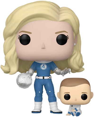 Funko POP! Filmy: The Fantastic Four: First Steps – Invisible Woman and Franklin – figúrka