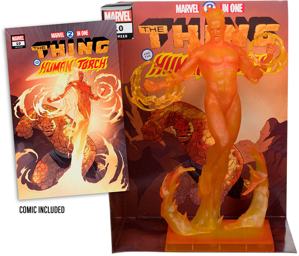 Marvel – Human Torch w/Scene – figúrka