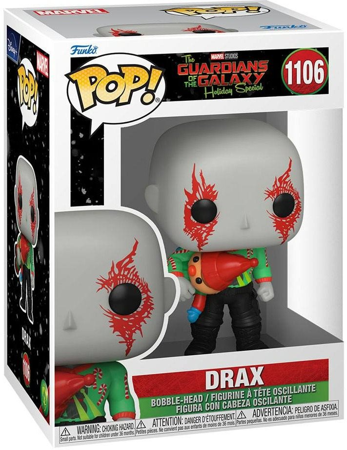 Funko POP! GOTG Holiday Special – Drax (Bobble-head)