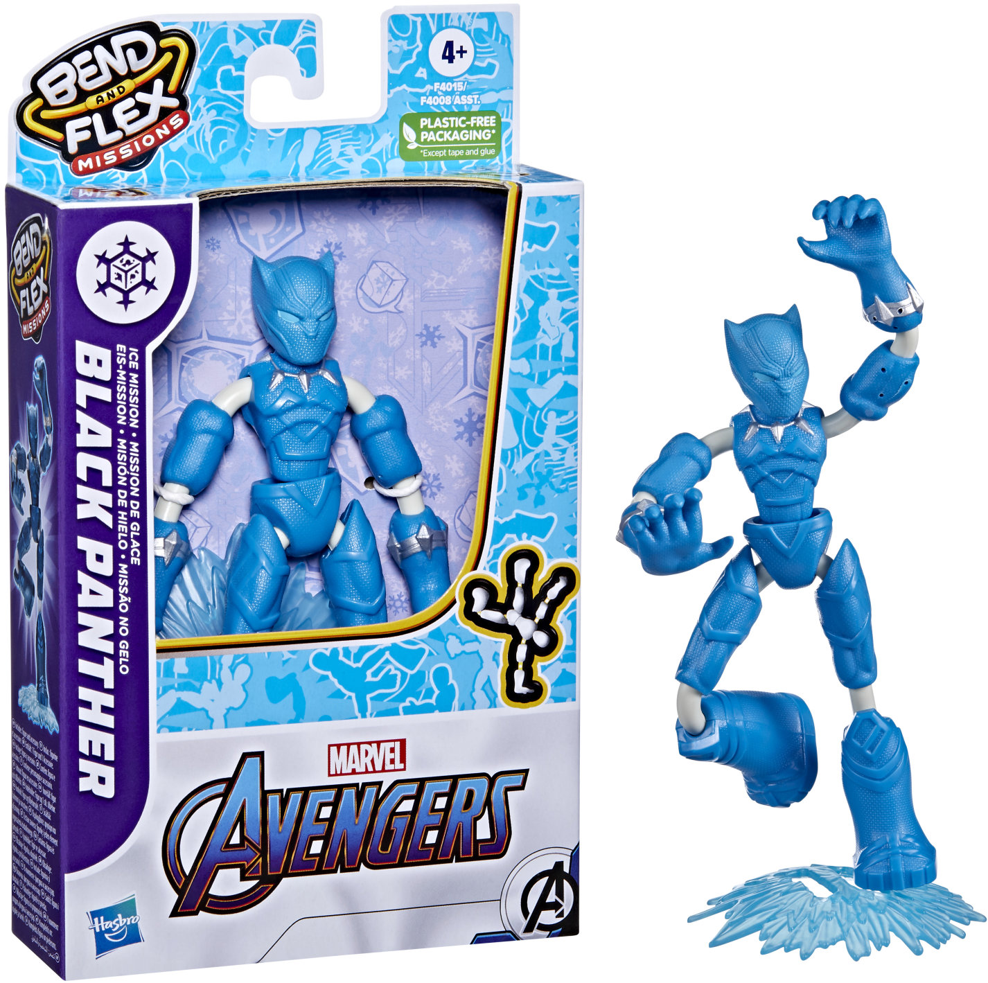 Avengers bend and flex, Black Panther – figúrka