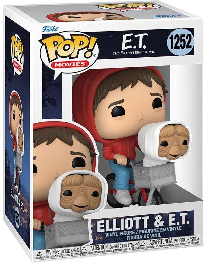 Funko POP! E.T. the Extra – Terrestrial – Elliot witch E.T. in Bike Basket