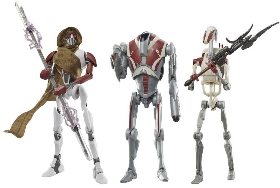 Hasbro Star Wars Jedi: Survivor Black Series 3-Pack Magna Guard, Super Battle Droid & Battle Droid