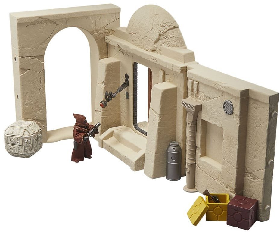 Hasbro Star Wars Epizóda IV Vintage Collection Hračkárska sada Ulica Mos Eisley s figúrkou Jawa