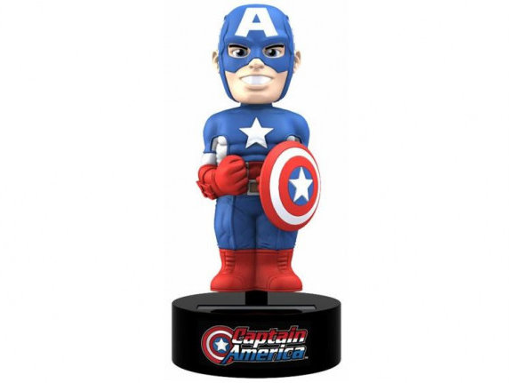 Avengers Captain America figúrka – Solar Powered Body Knocker