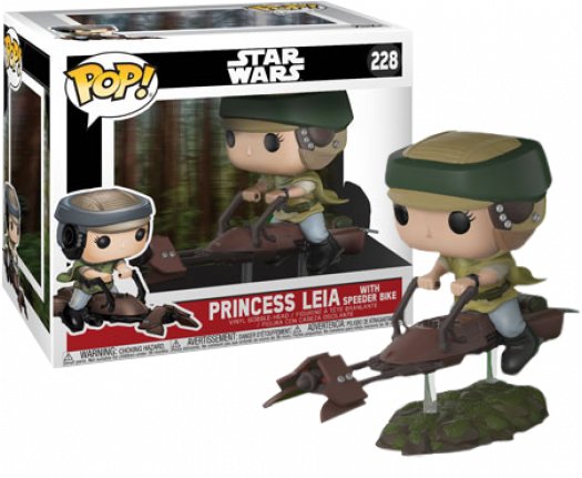 Star Wars Funko POP figúrka - Leia on Speeder Bike