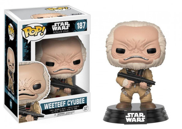 Star Wars Rogue One Funko POP figúrka - Weeteef Cyubee - Bobble Head