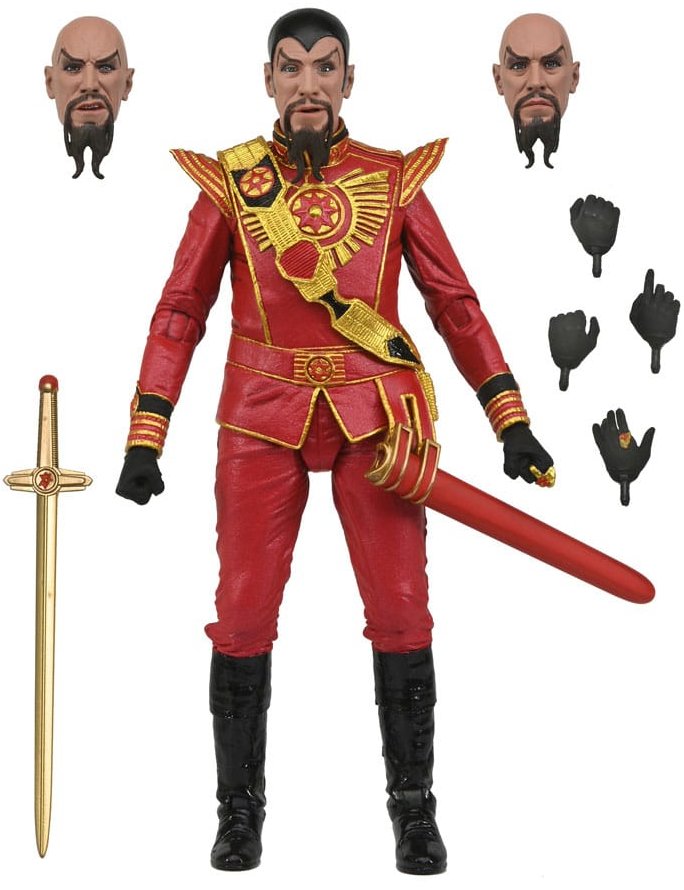 Flash Gordon (1980) Ultimate Ming (Červená Vojenská Uniforma) – akčná figúrka