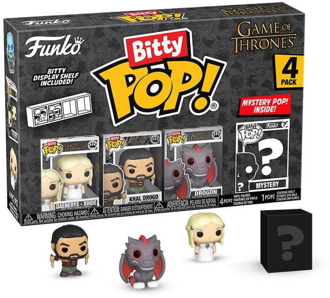 Hra o tróny Bitty POP! Vinyl Figúrka 4 - Pack Khaleesi 2,5 cm