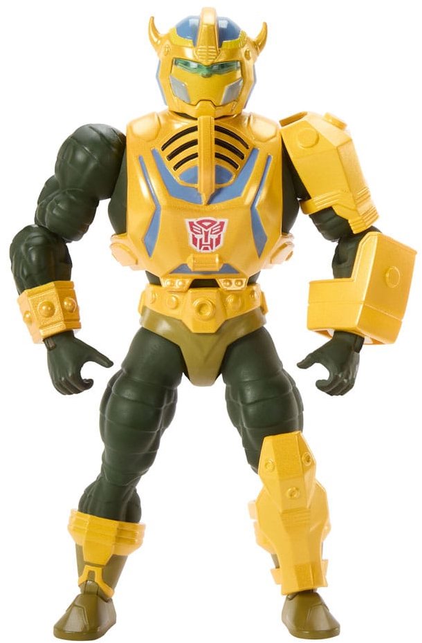 Mattel Masters of the Universe x Transformers - Bumblebee Armor Man-At-Arms heo
