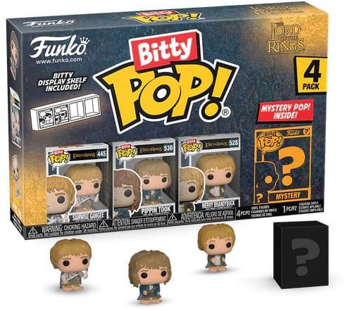 Funko Pán Prstenů Bitty POP! 4-Pack Samwise 2,5 cm