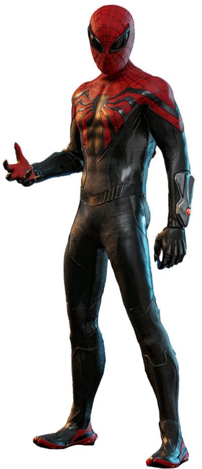 Hot Toys Spiderman 2 Video Game Masterpiece - 1/6 Peter Parker (Superior Suit) 30 cm