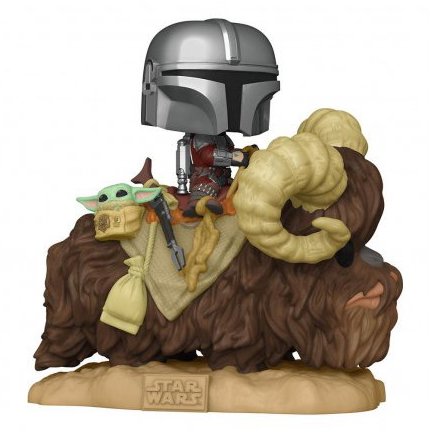 Funko The Mandalorian - Mando & Child on Bantha