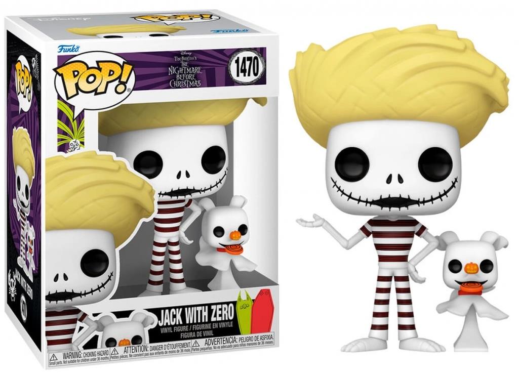 Funko Pop! Disney The Nightmare Before Christmas Jack with Zero 1470