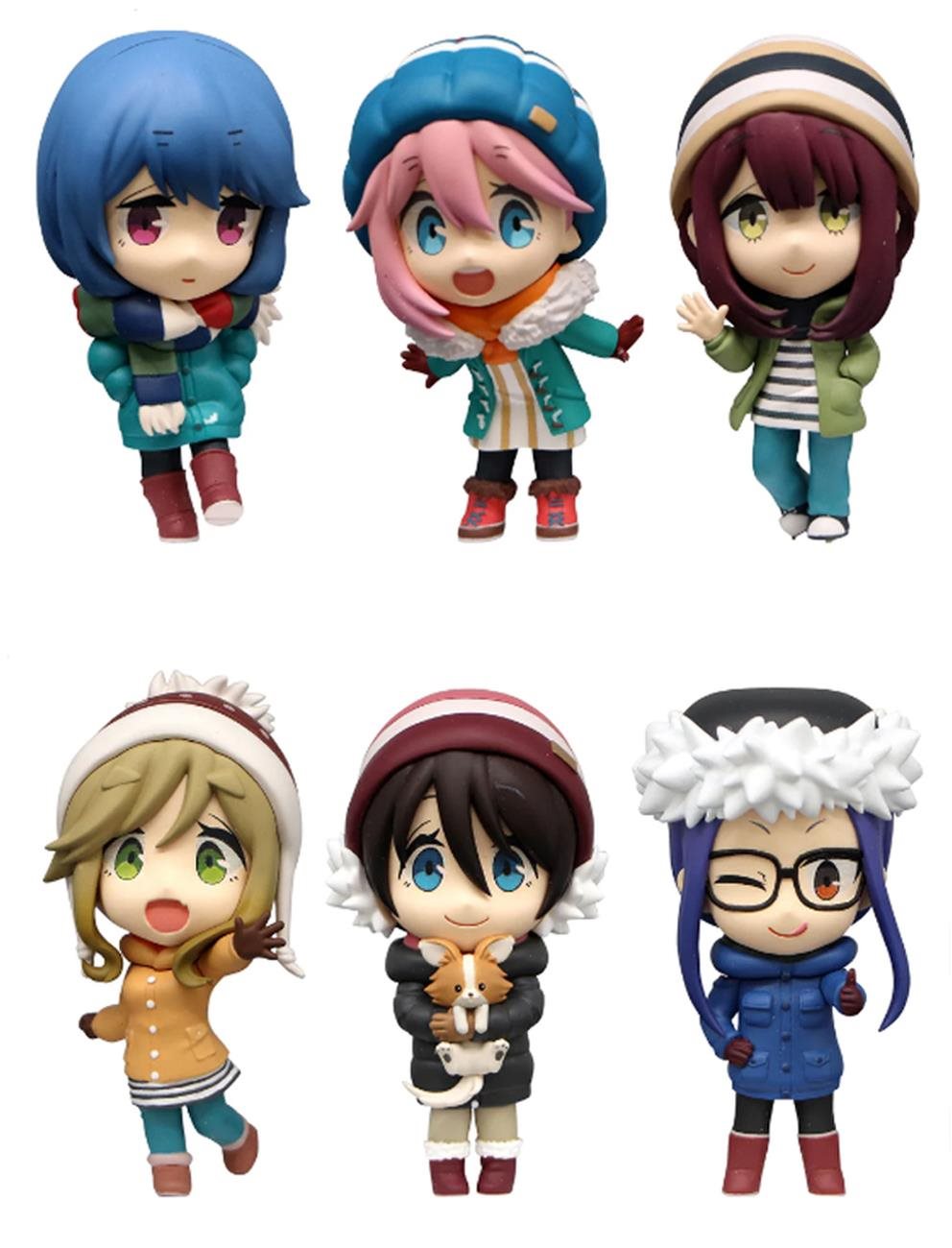 Furyu Laid-Back Camp Season 2 Chobirume súprava figúrok (6 ks)