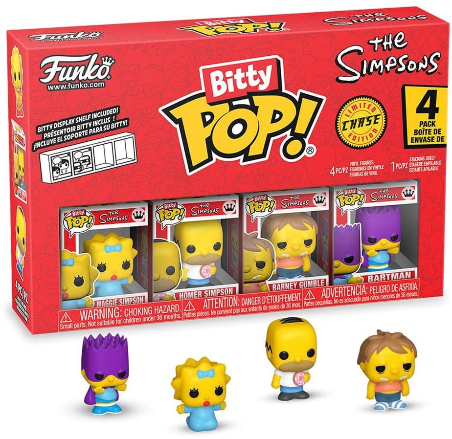 Funko Pop! Bitty 4-Pack Series 3 The Simpsons, 1 ks náhodná