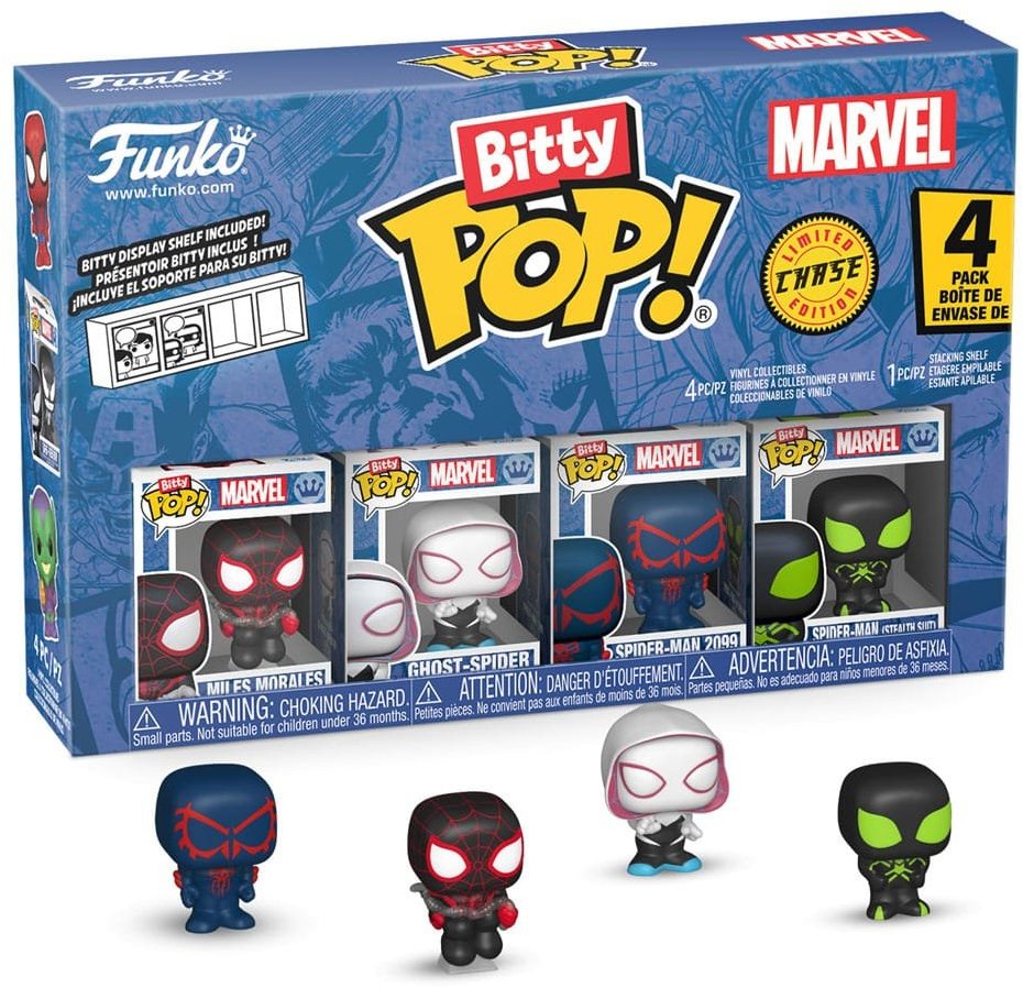 Funko Pop! Bitty 4-Pack Series 2 Spider-Man, 1 ks náhodná