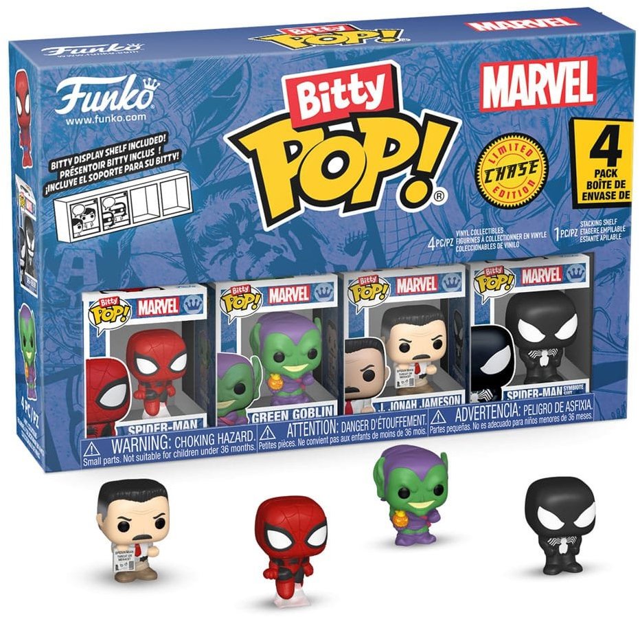 Funko Pop! Bitty 4-Pack Series 1 Spider-Man, 1 ks náhodná