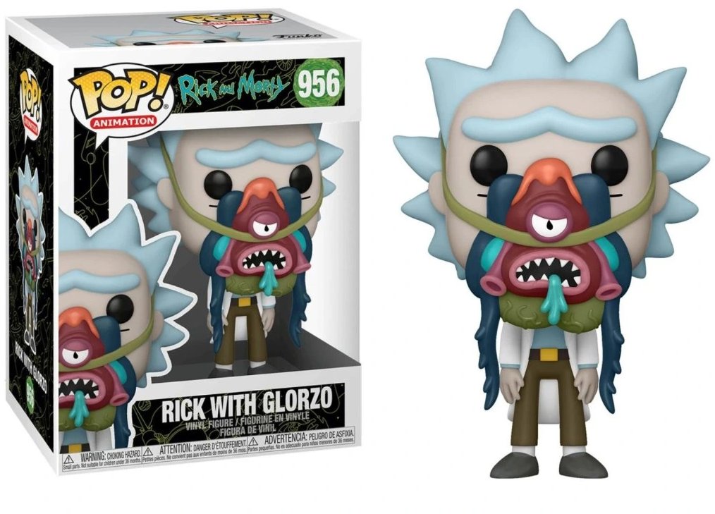 Funko Pop! Rick and Morty Rick with Glorzo 956