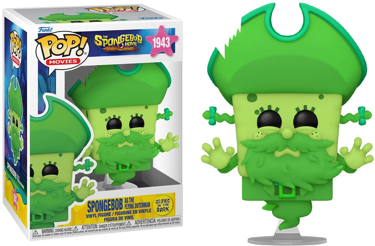 Funko Pop! The Spongebob Spongebob As The Flying Dutchman GITD 1943