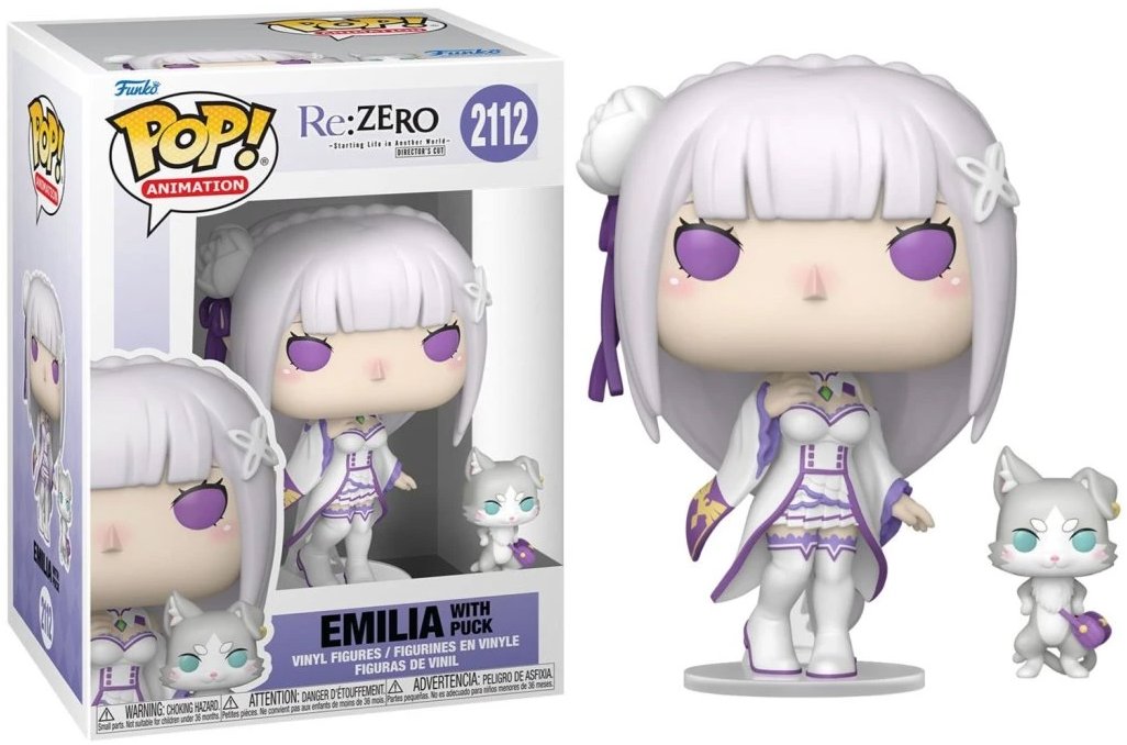 Funko Pop! Re: Zero Emilia With Puck 2112