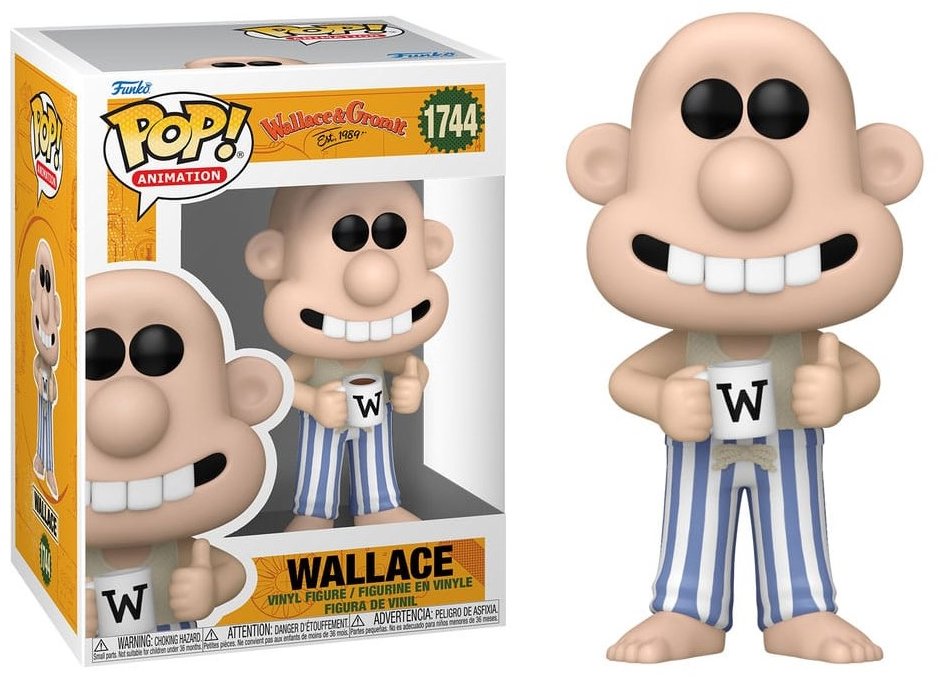 Funko POP! Wallace & Gromit Wallace In Pajamas 1744