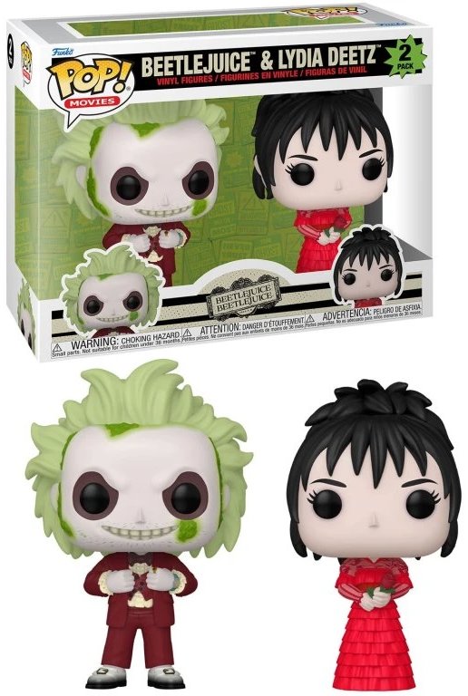 Funko POP! 2 Pack Beetlejuice 2 Beetlejuice & Lydia Deetz