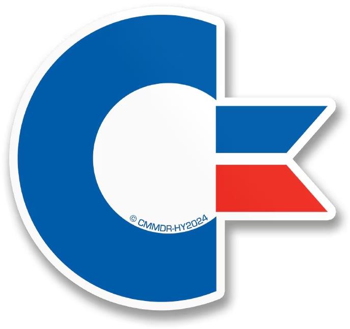 Commodore Logo 8 × 7 cm